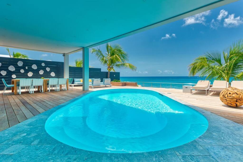 Surfsong Villa- Luxury Water Front Villa For 12 Maho Extérieur photo