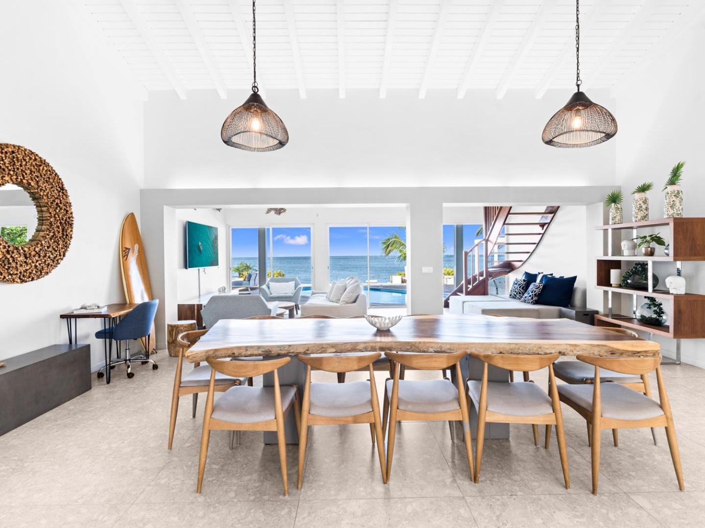 Surfsong Villa- Luxury Water Front Villa For 12 Maho Extérieur photo